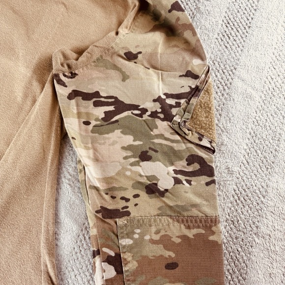 Tru-Spec Multicam/Coyote 1/4 Zip - Cordura Combat Shirt - Size Medium Regular - Picture 11 of 15